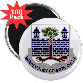 4B118IR - M01 - 01 - DUI - 4th Bn - 118th Infantry Regt- 2.25" Magnet (100 pack) - Click Image to Close